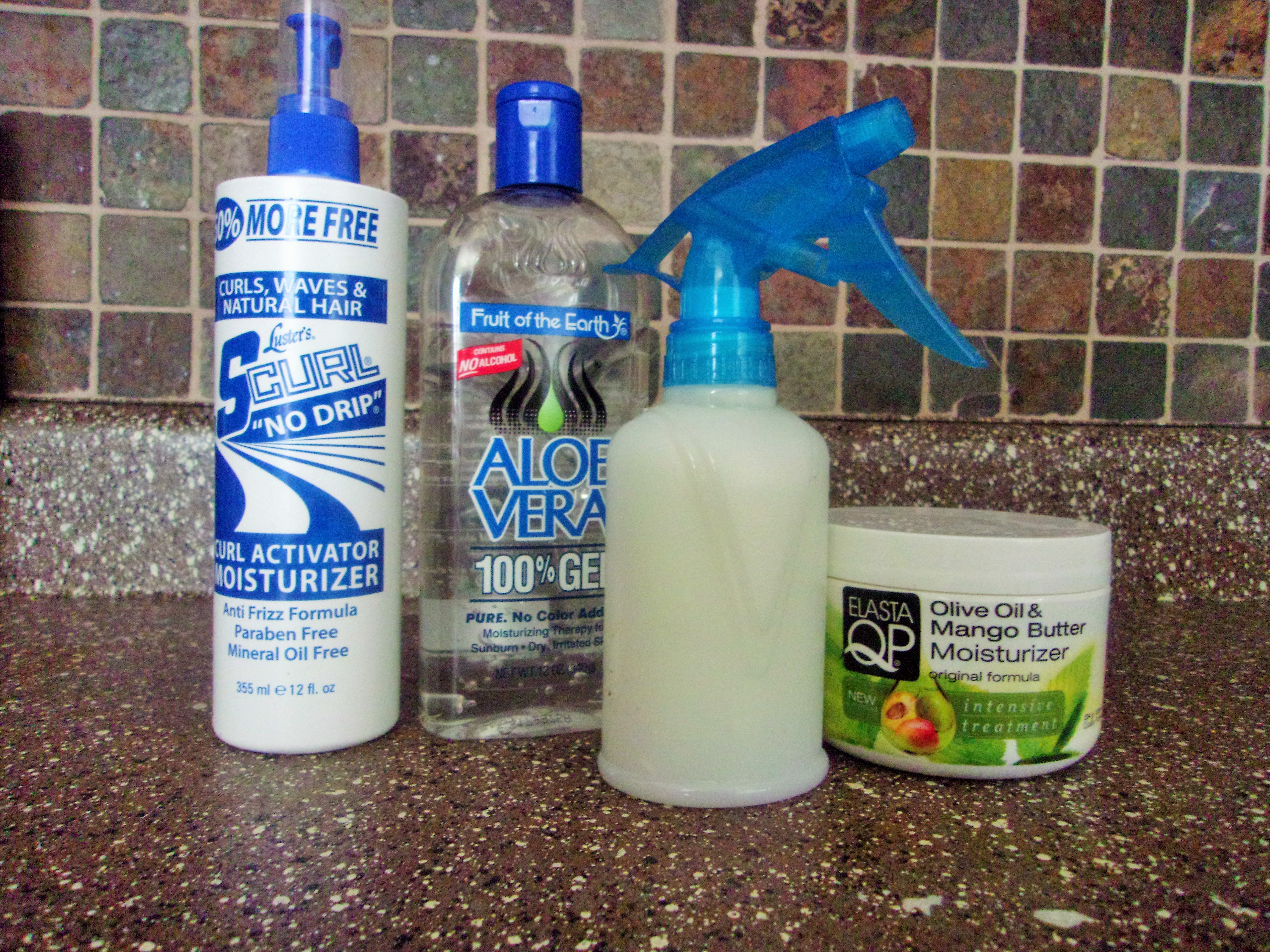 DIY moisturizing hair spray
